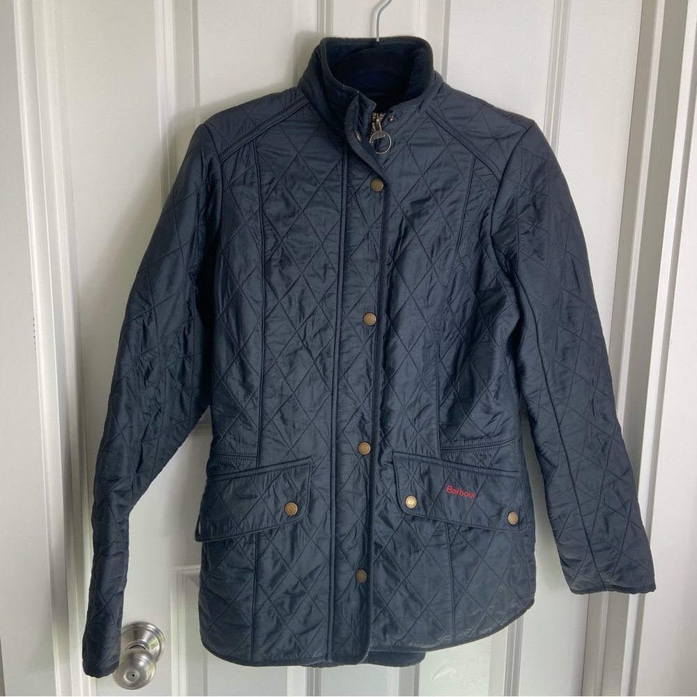 Barbour Jacket Navy see pics for measurements